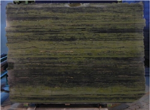 Verde Bamboo Granite Slab, Brazil Green Granite