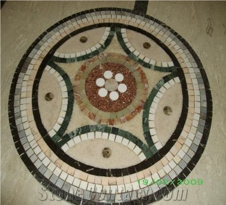 Rosone Marble Mosaic Medallion