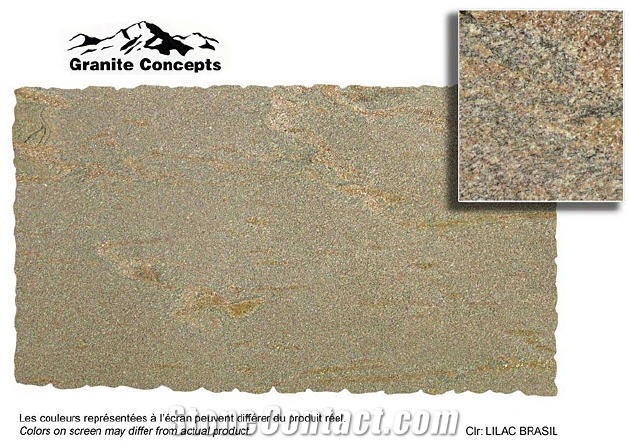 Lilac Brasil Granite Slabs & Tiles, Brazil Yellow Granite