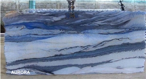 Aurora Blue Quartzite Slabs,Brazil Blue Quartzite Slabs