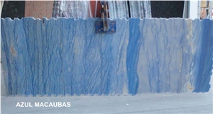 Azul Macaubas Slabs, Quartzite Tiles, Blue Quartzite Floor Tiles, Wall Tiles
