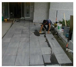 Laying Blue Stone Floor Covering,Paving