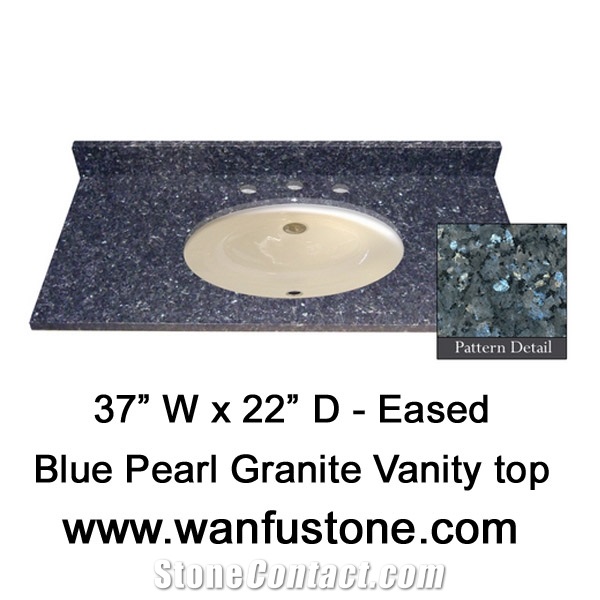 Blue Pearl Granite Vanity