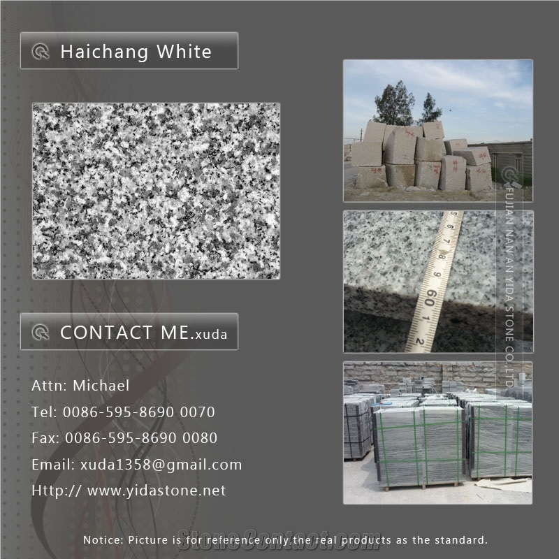 Haicang White Granite Slabs & Tiles, China Grey Granite