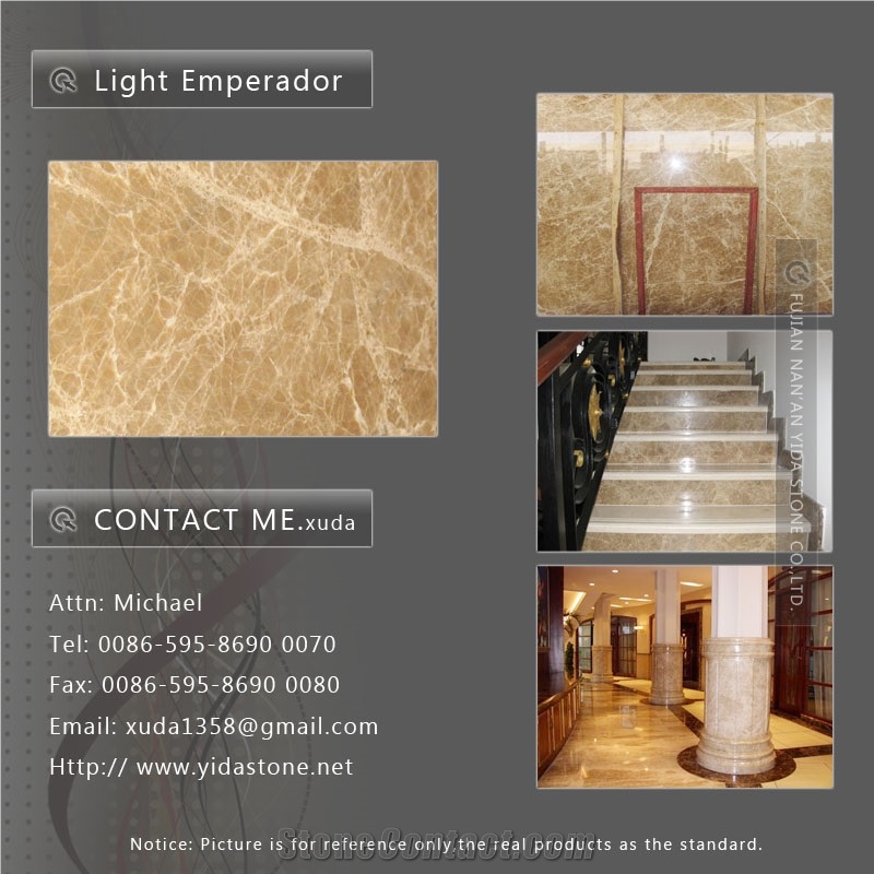 Light Emperador Marble Slabs & Tiles
