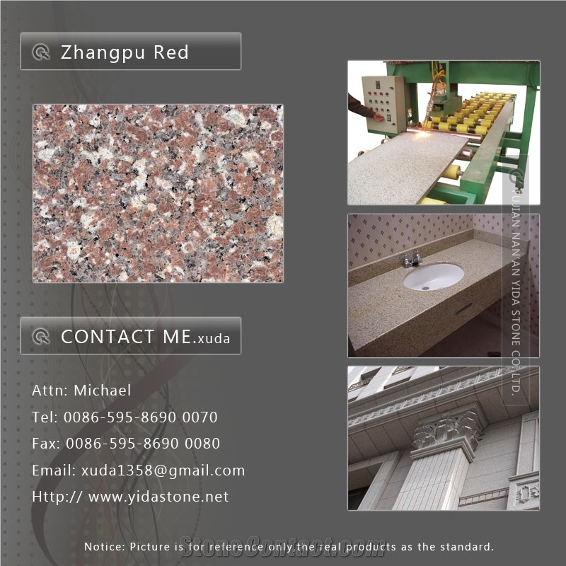 Zhangpu Red Granite Slabs & Tiles
