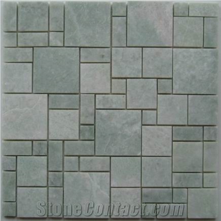 Hot Sale/Polished Ming Green Marble Mosaic Tile for Bathroom