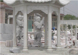 Cheap Price China Grey Granite Chinese Style Gazebo-Own Factory