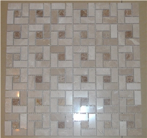 Beige Marble Mosaic Tile