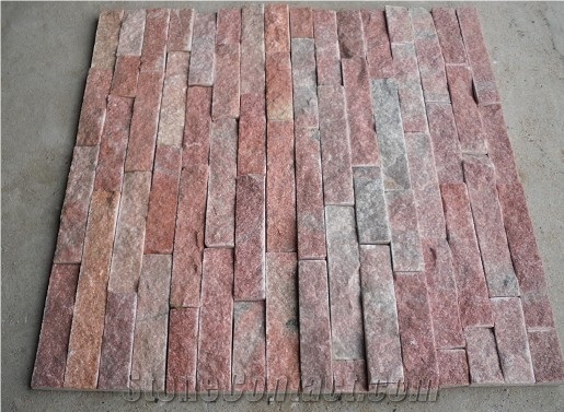 Red Crystal Cultured Stone