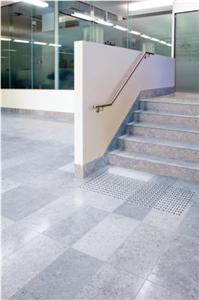 Gascoigne Blue Installation Limestone Floor Tile