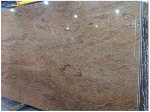 Golden Oak Granite Slab, India Yellow Granite