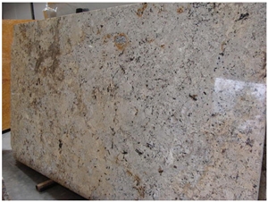Silver Moon Granite Slab, India White Granite