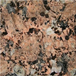 Coral Mist Granite Tiles & Slabs, Brown Ukraine Granite Tiles & Slabs
