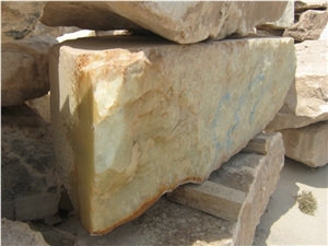 Yellow Onyx Iran Blocks