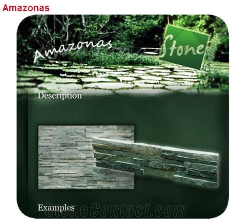 Amazonas - Green Quartzite Wall Panel