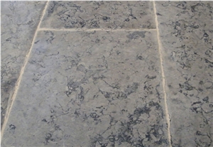 Birzeit Grey Floor Tiles, Limestone