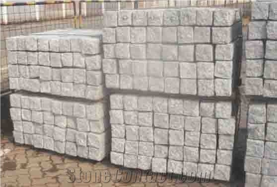 G341 Granite Cobble Stone, China Grey Granite