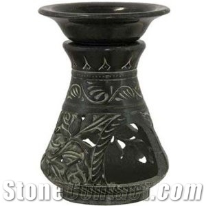 Hand Carved Soapstone Vase From India Stonecontact Com