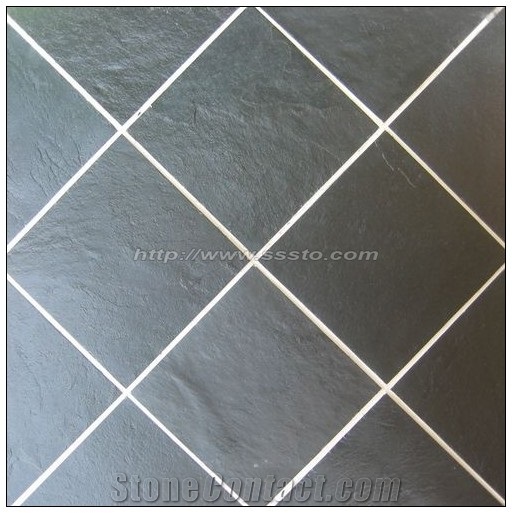 Black Flooring Slate / Slate Tiles