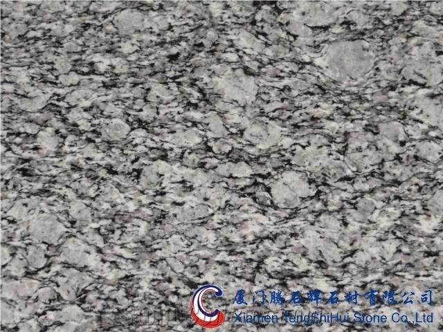 Spary White Granite Slabs & Tiles, China Grey Granite
