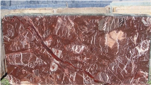 Indo Rosso Levanto Marble Slab, India Red Marble
