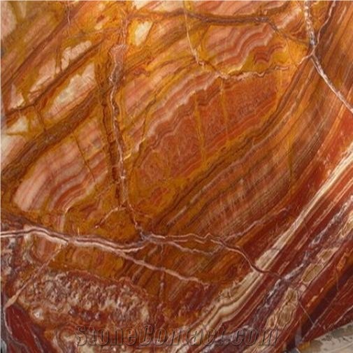 Onice Red Vulcano Onyx Slabs & Tiles, Italy Red Onyx