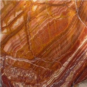 Onice Red Vulcano Onyx Slabs & Tiles, Italy Red Onyx