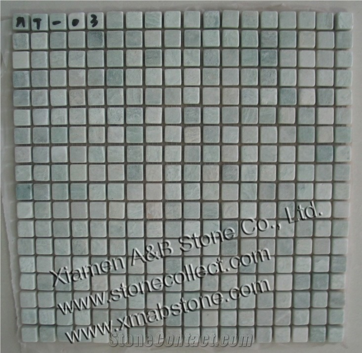 Ming Green Marble Mosaic Tiles MT-03