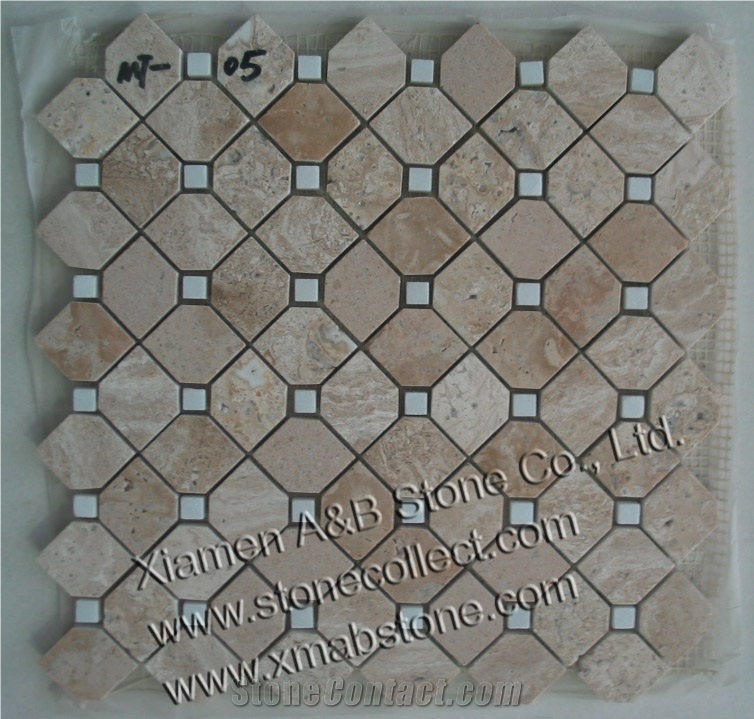Travertine Mosaic Tiles MT-05