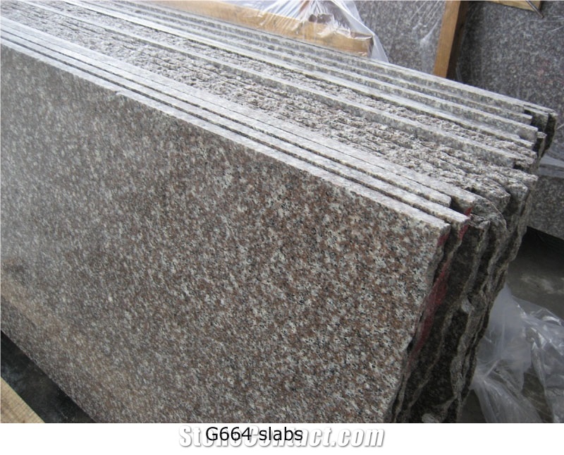 G664 Granite Slabs, China Red Granite