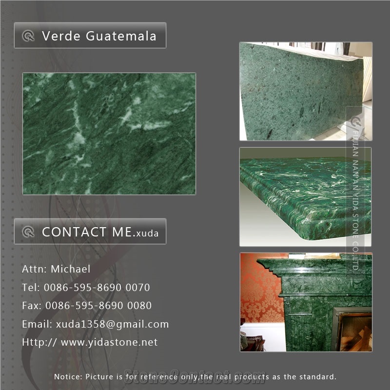 Verde Guatemala Marble Slabs & Tiles