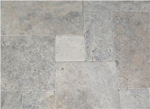 Silver Travertine Light Slabs & Tiles, Turkey Grey Travertine