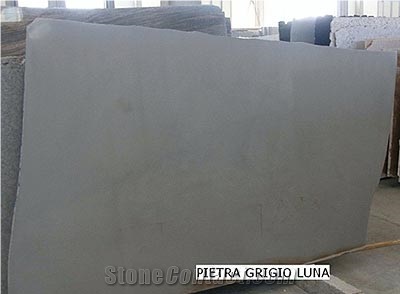 Pietra Grigio Luna Limestone Slabs, Italy Grey Limestone