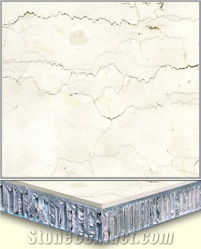 Bianco Perlino Laminated Panel,Honeycomb