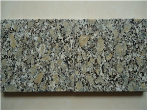 New Giallo Fiorito Granite Tile, Brazil Yellow Granite