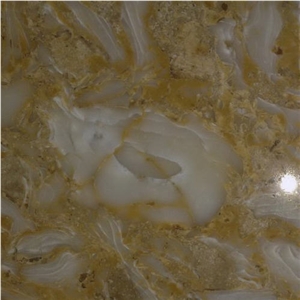 Shells Reef Gold Limestone Slabs & Tiles, Syria Yellow Limestone