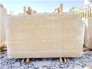 Turkey White Travertine Slab