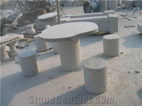 Granite Garden Table