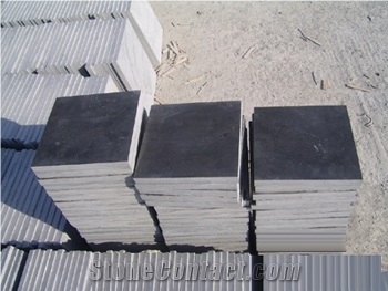 Polished China Black Limestone Slabs & Tiles