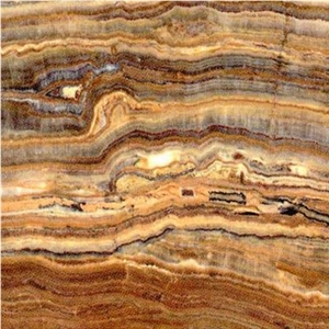 Walnut Onyx Slabs & Tiles, Iran Brown Onyx
