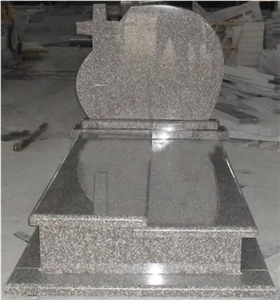 G664 Granite Tombstone Design