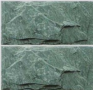 China Green Slate Mushroom Stone