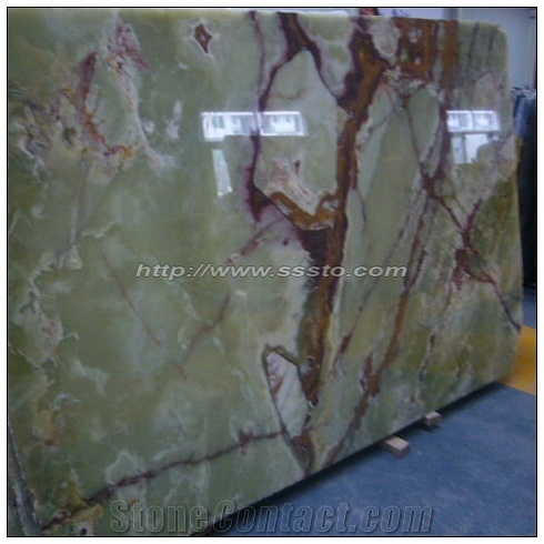 Green Onyx Slab and Tile