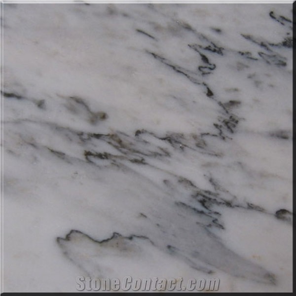Marble Tile - Landscape White Marble Stone