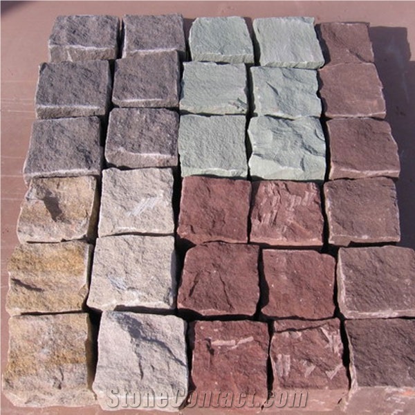 Natural Sandstone Cubes