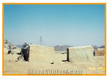 Halayeb White Granite Blocks
