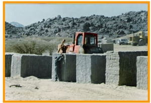 Nero Aswan Granite Blocks