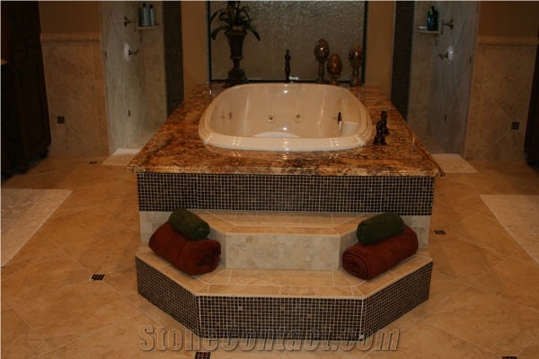 Vicenza Granite Granite Bathtub Surround