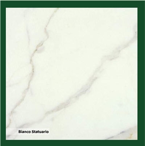 Bianco Statuario Marble Slabs & Tiles, Italy White Marble